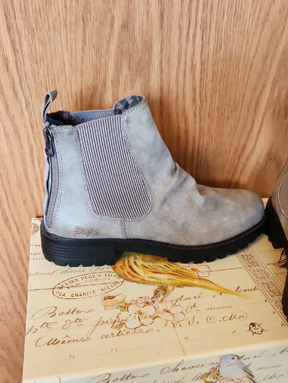 Blowfish Stone/Taupe  Chelsea Ankle Boots